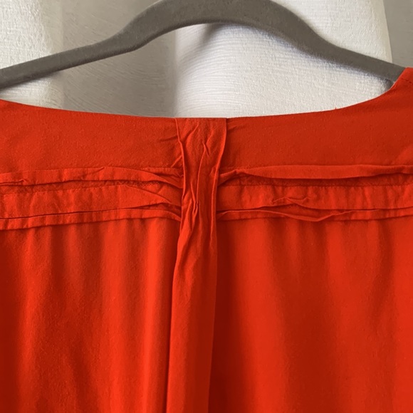 Bright Orange Anthropologie Edme & Esyllte Blouse - Picture 7 of 7